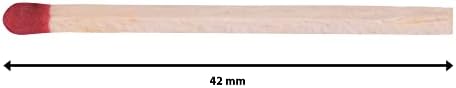 Fósforos de Madera Spark - Paquete de 100, 32 Cuentos para Cocina, Camping y Emergencias - Set a Granel Ideal para Encender Fuegos - imagen 5