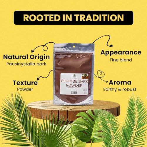 Polvo de Corteza de Yohimbe Herb To Body – 4 oz, Polvo de Yohimbe Seco Silvestre de África para Té Herbal y Usos Tradicionales - imagen 5