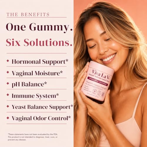 Gomitas probióticas de Olmo Resbaladizo 8 en 1 para Mujeres - Hidratación Intima, pH Balanceado, Olor Saludable, Equilibrio de Levadura y Soporte de - imagen 3