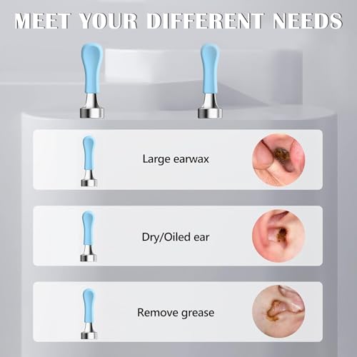 Puntas de Repuesto BEBIRD Original para Limpiador de Oídos, 10 Piezas de Silicona Impermeable para Remoción de Cerumen, Set de Puntas para Modelos - imagen 3