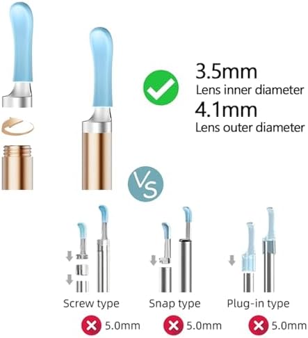 Puntas de Repuesto BEBIRD Original para Limpiador de Oídos, 10 Piezas de Silicona Impermeable para Remoción de Cerumen, Set de Puntas para Modelos - imagen 4