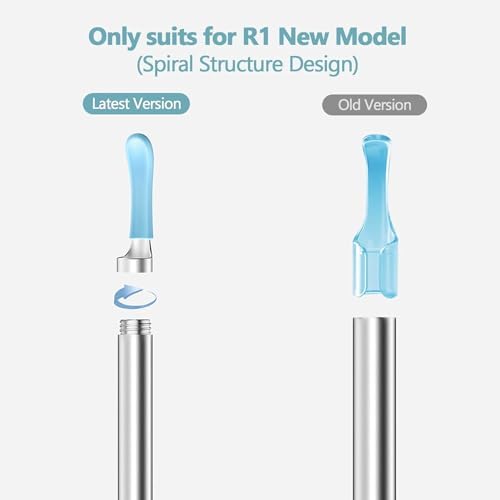 Puntas de Repuesto BEBIRD Original para Limpiador de Oídos, 10 Piezas de Silicona Impermeable para Remoción de Cerumen, Set de Puntas para Modelos - imagen 5