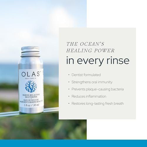 Enjuague Bucal Sin Alcohol Olas - Enjuague Oral Bioactivo Marino con Aceites Esenciales y Antioxidantes para un Microbioma Oral Saludable - Sin Flúor - imagen 2