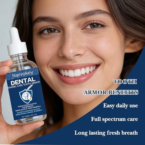 Gotas Transparentes de Fortalecimiento de Esmalte Tooth Armor con Hidroxiapatita para Defensa contra Caries y Salud de Encías, Cuidado Oral Diario - imagen 2
