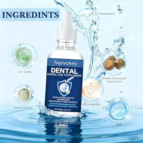 Gotas Transparentes de Fortalecimiento de Esmalte Tooth Armor con Hidroxiapatita para Defensa contra Caries y Salud de Encías, Cuidado Oral Diario - imagen 5