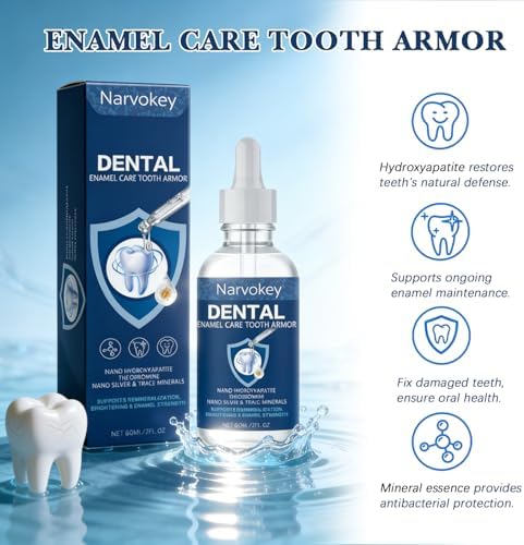 Gotas Transparentes de Fortalecimiento de Esmalte Tooth Armor con Hidroxiapatita para Defensa contra Caries y Salud de Encías, Cuidado Oral Diario - imagen 6
