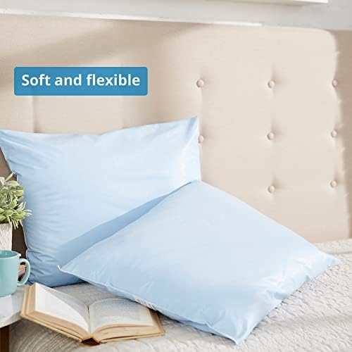 Almohada Médica McKesson [1 Unidad] Reutilizable para Hospital, Funda de Vinil, Resistente a Líquidos y Manchas, Azul, 19 x 25 Pulgadas - imagen 6