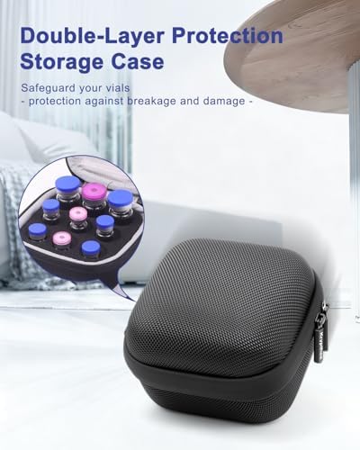 Funda Protectora para Viales de Insulina Krypthos con 9 Compartimentos, Organizador de Viales para Diabéticos, Soporte de Refrigeración sin Paquete - imagen 3