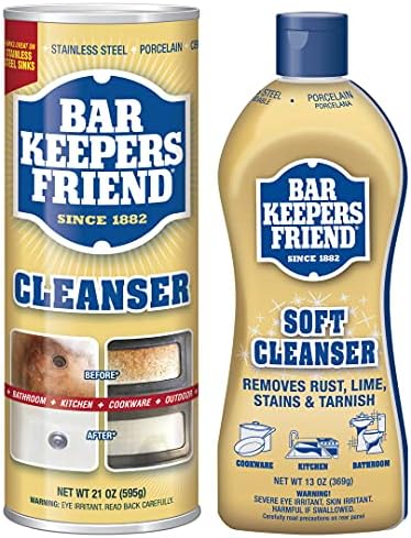 Paquete Bar Keepers Friend: Limpiador Suave 13 Oz y Polvo Limpiador 21 Oz - imagen 1