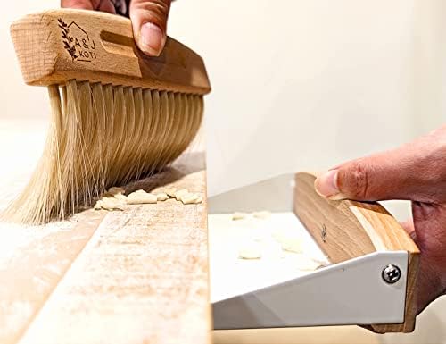 A&J Koti Barrendero de Mesa - Set Mini de Recogedor y Cepillo de Mano - Ideal para Meseros, Restaurantes, Hogar y Cocina - Kit para Limpiar Migajas - imagen 3