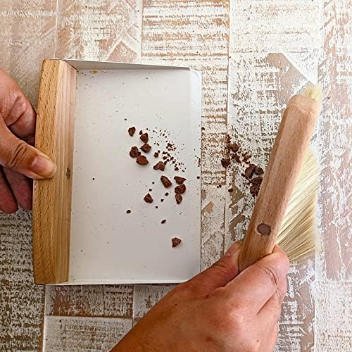 A&J Koti Barrendero de Mesa - Set Mini de Recogedor y Cepillo de Mano - Ideal para Meseros, Restaurantes, Hogar y Cocina - Kit para Limpiar Migajas - imagen 7