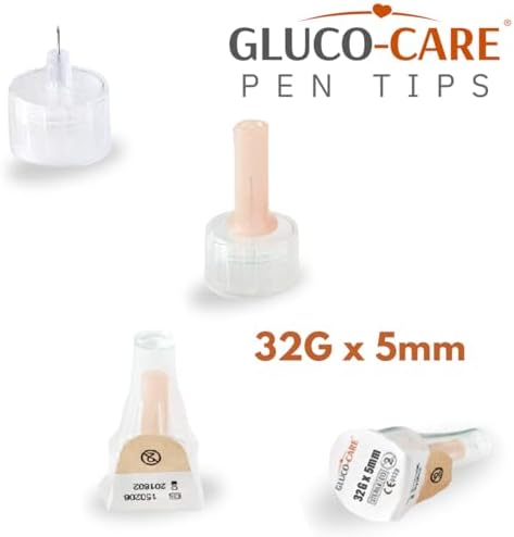 Puntas para Pluma GLUCO-CARE 32G x 5mm, Diseño Cómodo de Ajuste Universal, 100 piezas/bx - imagen 2