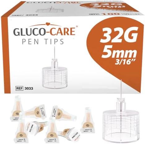 Puntas para Pluma GLUCO-CARE 32G x 5mm, Diseño Cómodo de Ajuste Universal, 100 piezas/bx - imagen 5