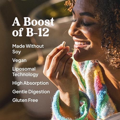 KAL Vitamina B12 Liposomal 2500 mcg, Alta Absorción, Tecnología Liposomal, Energía Celular, Cápsulas Veganas, Sin Gluten, 30 Porciones - imagen 4