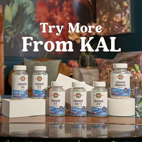 KAL Vitamina B12 Liposomal 2500 mcg, Alta Absorción, Tecnología Liposomal, Energía Celular, Cápsulas Veganas, Sin Gluten, 30 Porciones - imagen 7