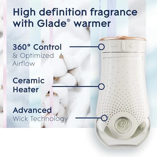 Recargas de Aceite Aromático Glade PlugIns, Flor de Algodón de Mañana, 5 Piezas, 0.67 fl oz Cada Una, Fragancia Duradera - imagen 7