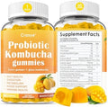 Gomitas Probióticas Crasye Kombucha Sin Azúcar con Prebióticos y Postbióticos para Salud Digestiva y Inmunidad - 60 Gomitas - 30 Porciones - imagen 1