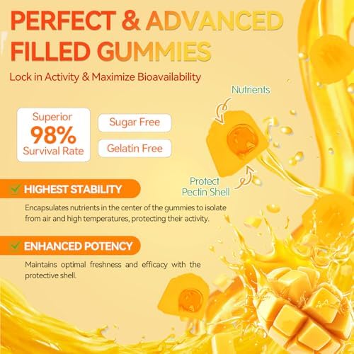 Gomitas Probióticas Crasye Kombucha Sin Azúcar con Prebióticos y Postbióticos para Salud Digestiva y Inmunidad - 60 Gomitas - 30 Porciones - imagen 3