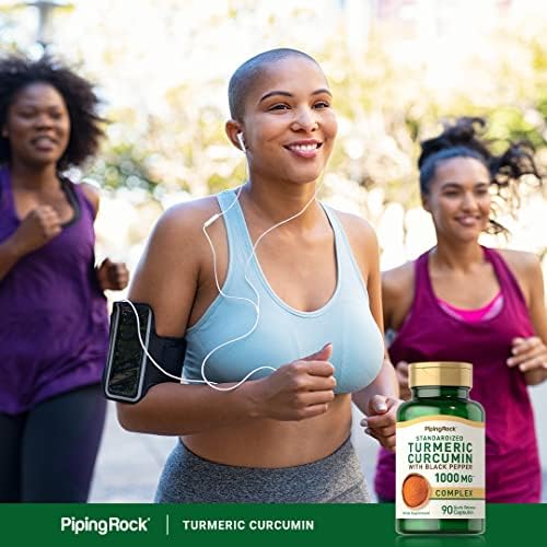 Piping Rock Cúrcuma Curcumina con Pimienta Negra | 90 Cápsulas | Suplemento Herbal con Extracto de Bioperine | Sin OGM, Libre de Gluten - imagen 6