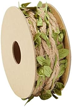 Cinta de Yute con Diseño de Hoja Juvale - Decoración de Fiesta Jungle, Safari y Fairy, Vides para Manualidades (4 Rollos, 20 M Totales) - imagen 8