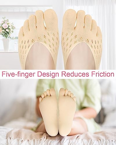 Calcetas BLATOWN para Alivio de Juanetes, 6 Pares, Compresión y Separadores de Dedos, Sin Mostrar, Cortas, para Mujeres y Hombres - imagen 4