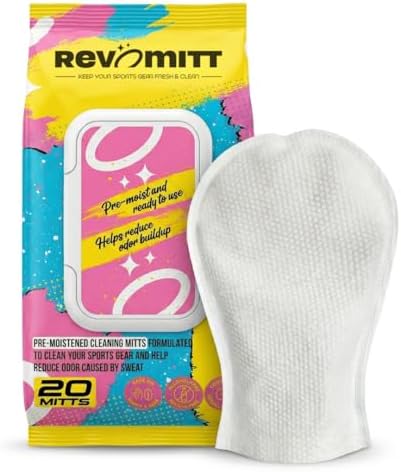 RevoMitt Guantes de Limpieza para Equipos Deportivos - Guantes Prehumedecidos para Limpiar y Desodorizar Calzado, Tapetes de Yoga, Guantes de Box, - imagen 1