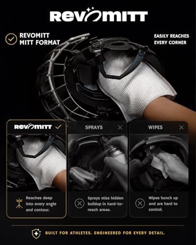 RevoMitt Guantes de Limpieza para Equipos Deportivos - Guantes Prehumedecidos para Limpiar y Desodorizar Calzado, Tapetes de Yoga, Guantes de Box, - imagen 4