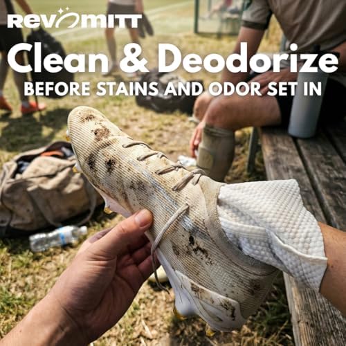 RevoMitt Guantes de Limpieza para Equipos Deportivos - Guantes Prehumedecidos para Limpiar y Desodorizar Calzado, Tapetes de Yoga, Guantes de Box, - imagen 6