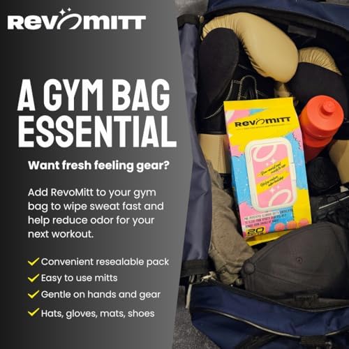 RevoMitt Guantes de Limpieza para Equipos Deportivos - Guantes Prehumedecidos para Limpiar y Desodorizar Calzado, Tapetes de Yoga, Guantes de Box, - imagen 7