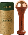 Homeda Kansa Wand - Masajeador de Pies Ayurveda - Herramienta de Cuidado de la Piel India - Regalos Ayurveda (Tazón Único) - imagen 1