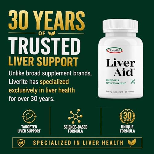 Liverite Ayuda Hepática 60 Tabletas, Soporte para la Salud del Hígado, Limpieza, Energía y Bienestar Diario - imagen 2