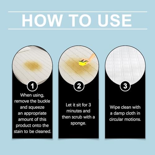 Removedor de Manchas para Colchones Juefesi, Tratamiento Suave para Manchas Amarillas en Tela, 10.14 Fl. oz, Sin Necesidad de Fregar - imagen 6