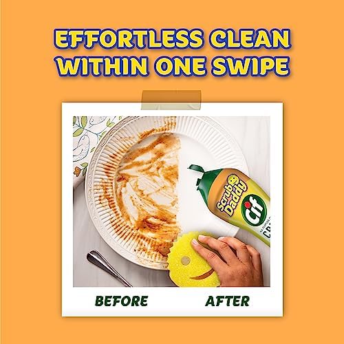 Kit de Limpieza Scrub Daddy y Scrub Mommy + Limpiador Multiusos Cif Original - Esponjas Antirayaduras para Cocina y Baño - imagen 5