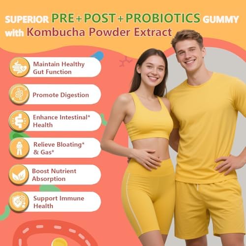 Gomitas de Kombucha Probioticas Crasye Sin Azúcar para Mujeres y Hombres - Apoyo Digestivo, Inmunológico y para la Salud Intestinal - 60 Gomitas - 30 - imagen 7
