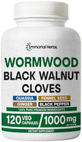 Extracto de Limpieza 7 en 1 de Inmortal Herbs con Ajenjo, Nogal Negro y Clavo, 120 Cápsulas Veganas, Sin OGM y Sin Gluten - imagen 1