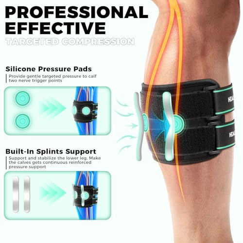 Dispositivos de Alivio del Dolor Ciático Healrecux, Faja para Nervio Ciático con 2 Almohadillas de Presión para Compresión Dirigida, Faja para - imagen 2