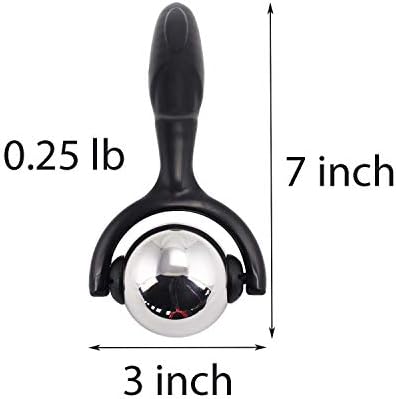 Pelota de Masaje Roller Quote Me de Vinilo - Mango Ergonómico, Compresión Fría y Cálida, Acero Inoxidable para Alivio Muscular en Cuerpo, Cuello, - imagen 2