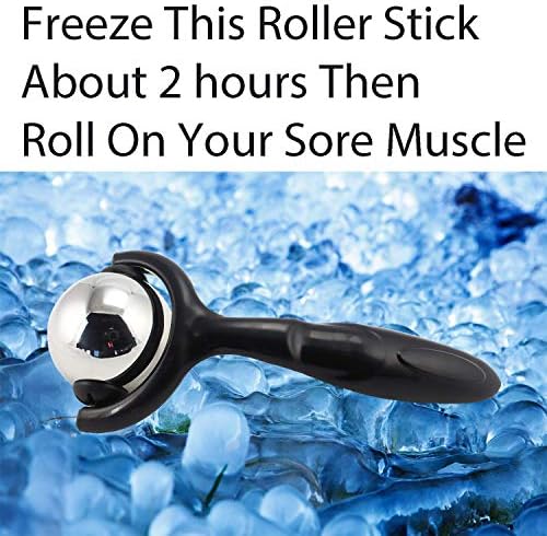Pelota de Masaje Roller Quote Me de Vinilo - Mango Ergonómico, Compresión Fría y Cálida, Acero Inoxidable para Alivio Muscular en Cuerpo, Cuello, - imagen 3