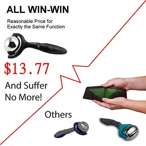 Pelota de Masaje Roller Quote Me de Vinilo - Mango Ergonómico, Compresión Fría y Cálida, Acero Inoxidable para Alivio Muscular en Cuerpo, Cuello, - imagen 6