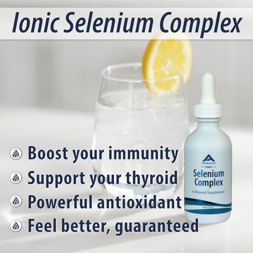 Complejo de Selenio Iónico Anderson, Gotas Líquidas de Selenio, Apoya Tiroides e Inmunidad, Antioxidante, Lucha contra Radicales Libres, Botella de - imagen 5