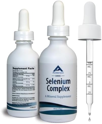 Complejo de Selenio Iónico Anderson, Gotas Líquidas de Selenio, Apoya Tiroides e Inmunidad, Antioxidante, Lucha contra Radicales Libres, Botella de - imagen 7