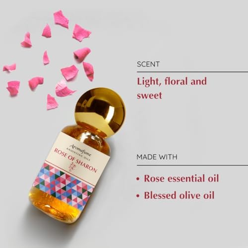 Aceite de Unción Rosa de Sarón 9ml | Bendiciones de Tierra Santa | Bendecido en Jerusalén | Especias Bíblicas | Regalos Cristianos | Aceite Sagrado - imagen 2
