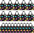 Bolsas de Regalo Brillantes Pinkunn de 20 Piezas con Asa, Decorativas y de Tela No Tejida para Fiestas Neon - imagen 1