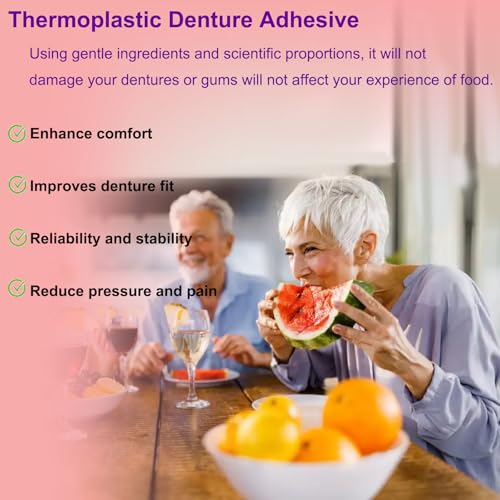Adhesivo para Dentaduras 2PCS, Extra Fuerte y Duradero, Sujeción Ultra Máxima, Dura Hasta 4 Días, Apto para Todas las Edades - imagen 3