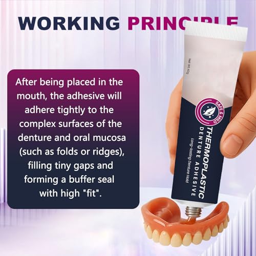 Adhesivo para Dentaduras 2PCS, Extra Fuerte y Duradero, Sujeción Ultra Máxima, Dura Hasta 4 Días, Apto para Todas las Edades - imagen 5