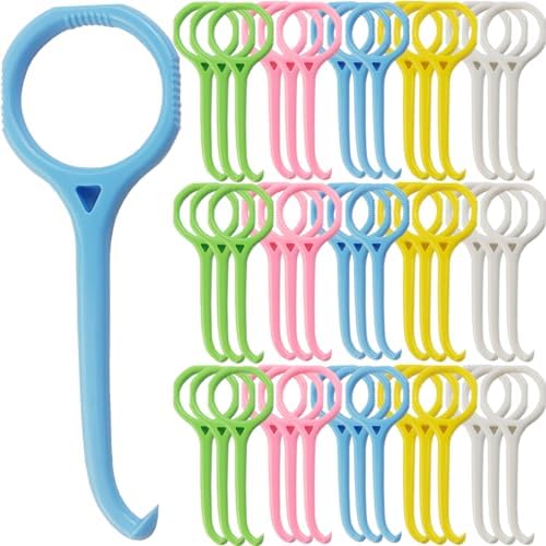 Herramienta para Quitar Alineadores TIHOOD 45PCS, 5 Colores de Herramientas para Alineadores Transparentes, Accesorios de Cuidado Oral - imagen 1