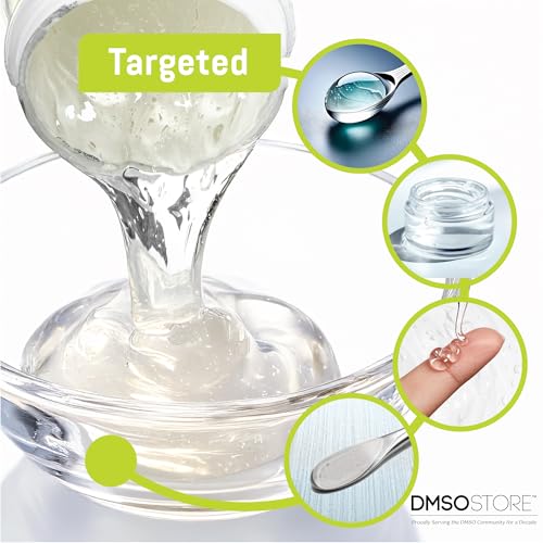 Gel DMSO con Aloe Vera de DMSOSTORE | Mezcla 70/30 de DMSO Grado Farmacéutico | Tarro de Plástico BPA-Free de 4 oz - imagen 2