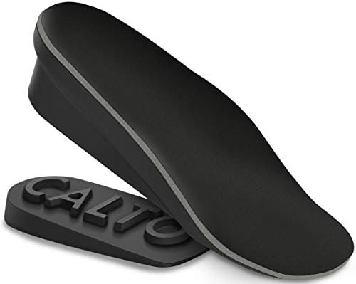 Plantillas Ajustables CALTO para Aumento de Altura de 1.8 Pulgadas para Hombres y Mujeres - Elevadores de Talón 3/4 - Plantillas Ortopédicas Unisex - imagen 1