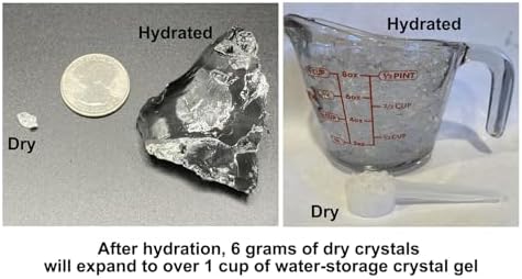Cristales Humidificadores para Humidor de 8oz - Bolsa de Relleno de ½ LB de Perlas de Gel para Control Perfecto de Humedad al 70% - Reutilizables y - imagen 3