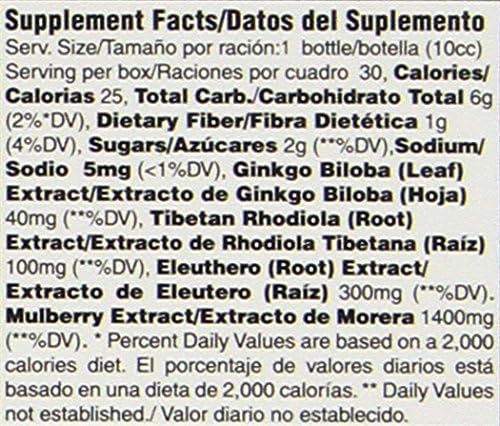 Prince Of Peace Ultra Ginkgo Plus, 30 Botellas de 10 ml Cada Una – Suplemento para el Cerebro – Apoyo para Estilos de Vida Activos – Ginkgo Biloba - imagen 3